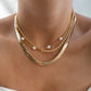 Set layering collares casual perlas