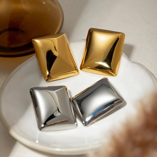 Aretes básicos rectangulares básicos simples