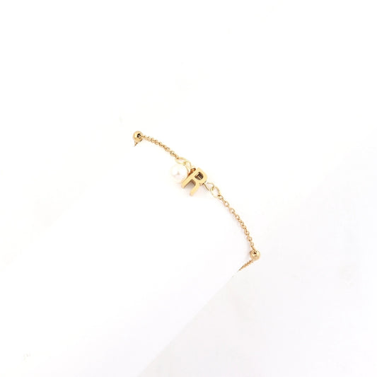 Tobillera con inicial casual tendencia