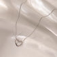 Collar dije elegante corazón casual tendencia