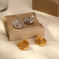 Aretes espirales casuales chunky