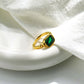 Anillo estilo vintage piedra cristal colores varios