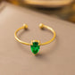 Anillos ajustables estilos variados casual formal