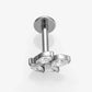 Piercings de titanio estilo naturaleza diseños varios