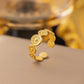 Anillos ajustables estilos variados casual formal