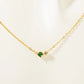 Collar con mini piedra circonia simple básico