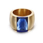 Anillo estilo chunky con zirconia casual formal