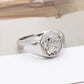 Anillo ángel retro vintage chunky tendencia básico