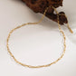 Collares básicos cadenas dorado casual formal