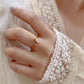 Anillo estilo romántico circonia tendencia casual formal