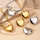 Collar corazón estilo chunky mediano tendencia
