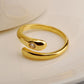 Anillo chunky con circonia básico tendencia