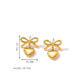 Aretes estilo huggies corazón estrella casual