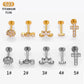Piercings de titanio estilos varios casual formal tendencia