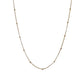Collares básicos cadenas dorado casual formal