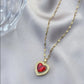 Collar con dije romántico tendencia casual