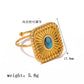 Anillos ajustables estilos variados casual formal