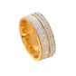 Anillo con circonias estilo romántico