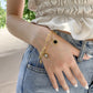 Pulsera doble en tendencia cadena charms
