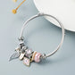 Pulseras charms plateada tendencia