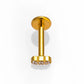 Piercings de titanio estilos varios casual formal tendencia