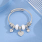 Pulsera charms diversos estilos colores tendencia