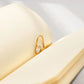 Anillo simple con circonias elegante casual