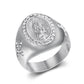 Anillo Guadalupe estilo chunky diario casual formal