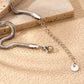 Collar corazón estilo chunky mediano tendencia