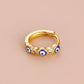 Anillos ajustables ojo protector diseños varios