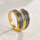 Anillos formas variadas blanco gris negro estrella corazón casual