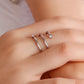 Anillo resorte simple elegante tendencia