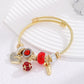 Pulsera charms diversos estilos colores tendencia