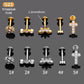 Piercings de titanio estilos varios casual formal tendencia