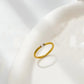Anillos casuales básicos tendencia simples con mini piedras