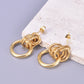 Aretes nudo casuales elegantes