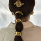 Broche dona cabello tendencia