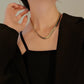 Collar estilo  panza de víbora tendencia básica formal