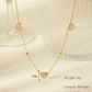 Collares estilo dije románticos perla corazón