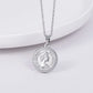 Collar dije moneda vintage moneda casual