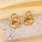 Aretes estilo huggies corazón estrella casual