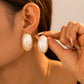 Juego collar anillo piedra blanca formal vintage dorado