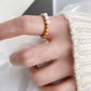 Anillos elegantes con perla diseños varios