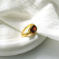 Anillo estilo vintage piedra cristal colores varios