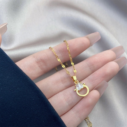 Collar con dije romántico tendencia casual
