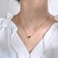 Collar de corazón con circonia romántico casual formal