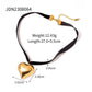 Collar chocker corazón lazo negro