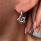 Aretes estilo huggies corazón estrella casual