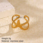 Anillos estilo marino set casual