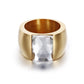 Anillo estilo chunky con zirconia casual formal
